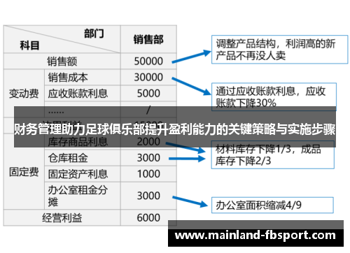 财务管理助力足球俱乐部提升盈利能力的关键策略与实施步骤